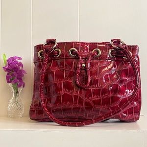 NWOT Red Patent Leather Handbag